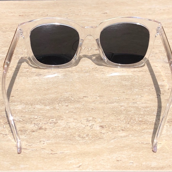 *LAST NEW Clear Frame Statement Mirror Sunglasses - Picture 6 of 8